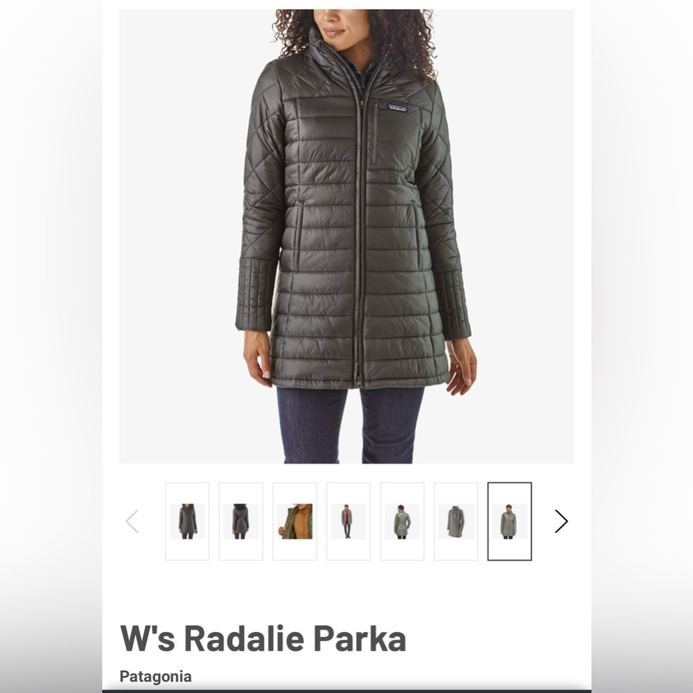 Women’s Patagonia coat size small Grey EUC